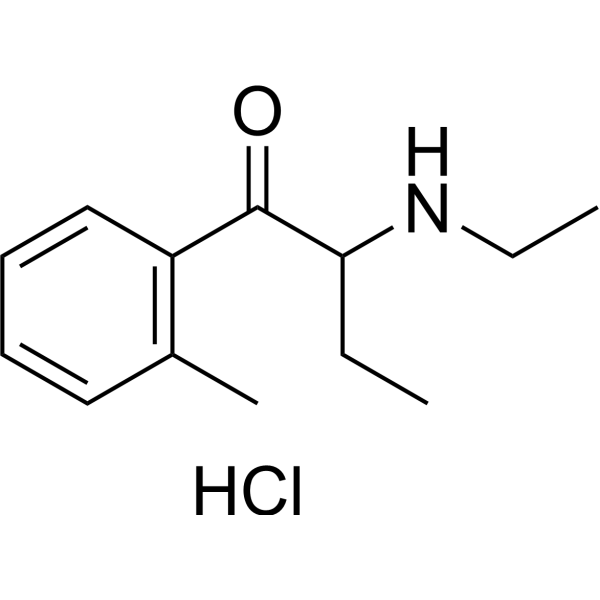 2-Methyl-α-ethylaminobutiophenone hydrochloride 18267-89-5